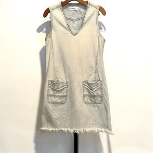 BLANK NYC Blue Bleached Denim Dress size S